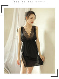 Ultra-thin, hot and fairy suspender sexy nightgown on the passionate bed, sweet super short skirt and ice silk (code: H150)