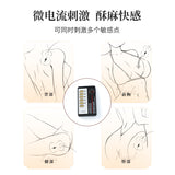 SM可拆卸电击镀金狐尾巴肛塞