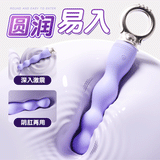 戒环拉珠激爽后庭刺激肛塞(男女共用）