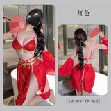 情趣内衣性感唐风复古汉服套装(code：E74)