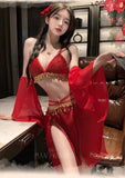 情趣内衣性感唐风复古汉服套装(code：E74)