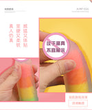 水晶彩色透明阳具（内六色）