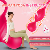 Electric shock Kegel vaginal tightening ball female masturbation pulse vibration egg 