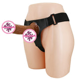 可拆分通用吸盘穿戴阳具皮裤女同拉拉互动