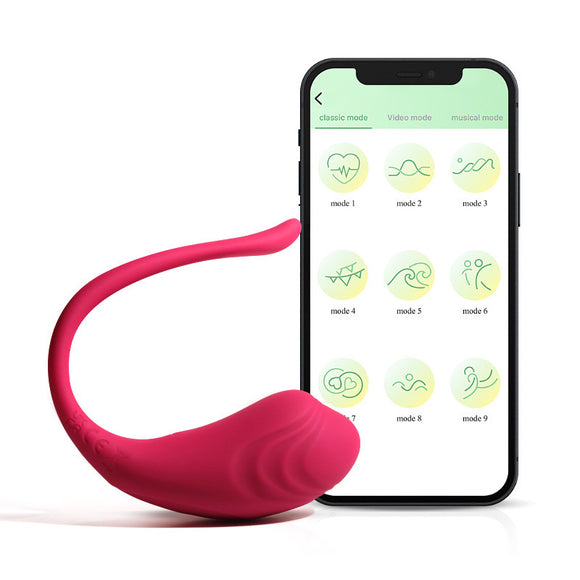 Popular APP remote control body vibration wearable egg