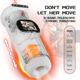 New UFO visual telescopic vibration heating aircraft cup