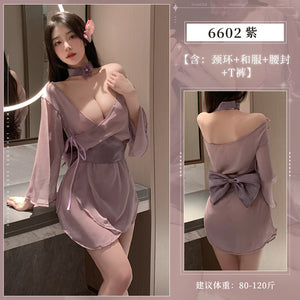 Sexy lingerie, tight-fitting butt-hugging police uniform temptation suit (code: C38)