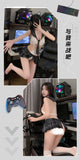 情趣内衣性感日系校园露背制服连体衣（code：62）