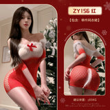 情趣内衣性感绒羽撩心渐变透视网衣裙