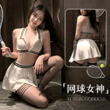 Scarlet Christmas Sleepless Night Deep V-neck Velvet Nightdress Set (C36)