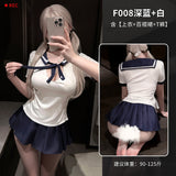 （56-008）性感禁欲系学院制服 日系水手服情趣内衣