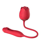 玫瑰花镂空拍打吸吮震动棒