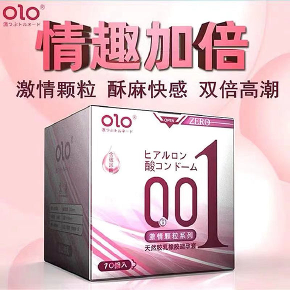 001 Pink Fun Double Hyaluronic Acid Nourishing 10 Condoms