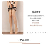 Admiration sexy lingerie uniform temptation spotted jumpsuit silk sexy stockings set (code: C123)