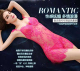 Sexy lingerie, extremely tempting lace fully transparent sexy pajamas and nightgown (code: D60)