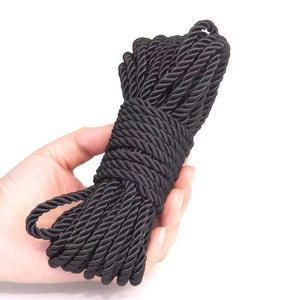Love ecstasy rope SM tied in many different postures black (Code: 10)