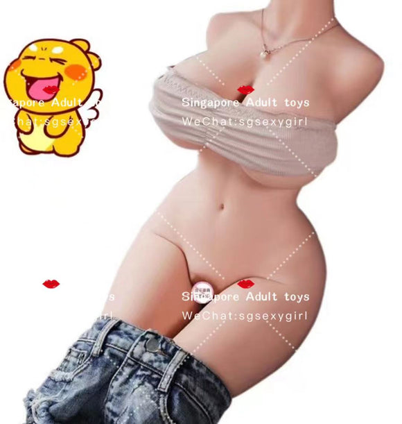 G breast half body full silicone doll