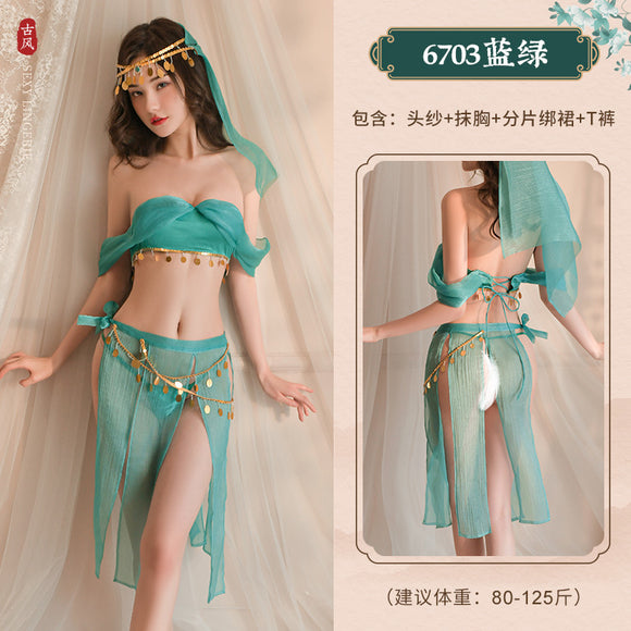 Sexy lingerie COS Western style ancient style Hanfu uniform temptation dancer suit (code: E61)