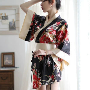 Sexy lingerie Japanese kimono sexy female uniform temptation set (code: F83)