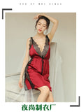 Ultra-thin, hot and fairy suspender sexy nightgown on the passionate bed, sweet super short skirt and ice silk (code: H150)